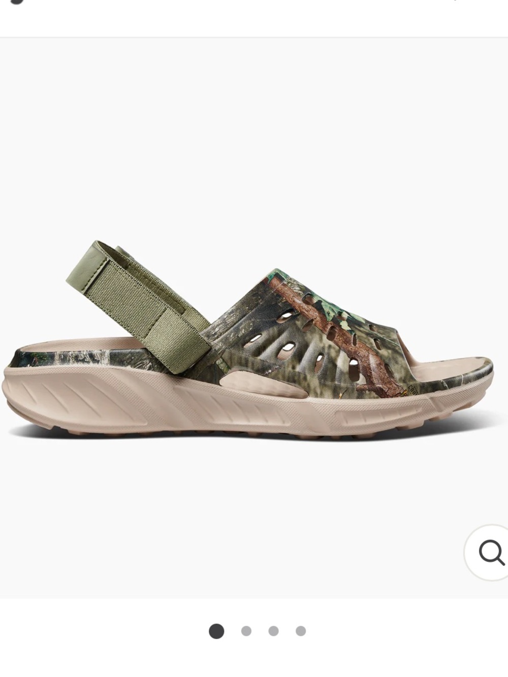 NWT Men's Joybees Trekking Slide Sandal - Mossy Oak Camo/Olive Sizes 9 & 10